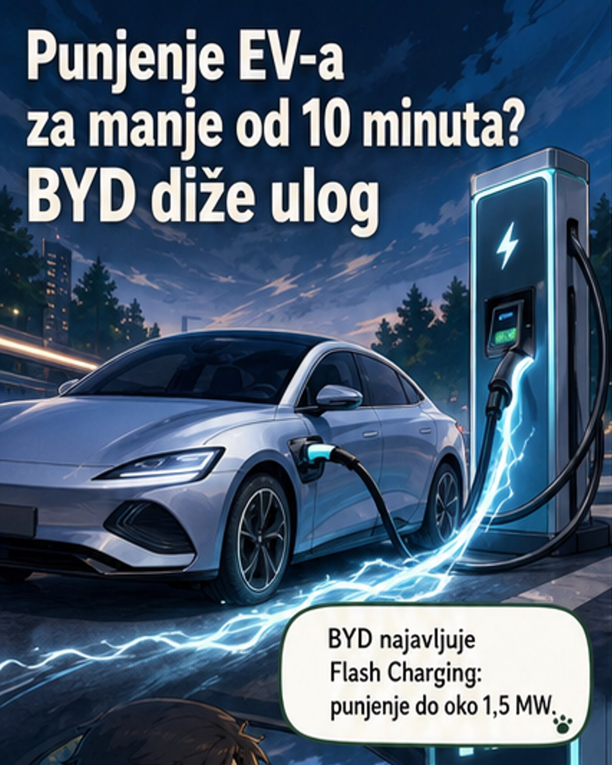 Punjenje EV-a za 10 minuta: Kraj današnjih čekanja?
