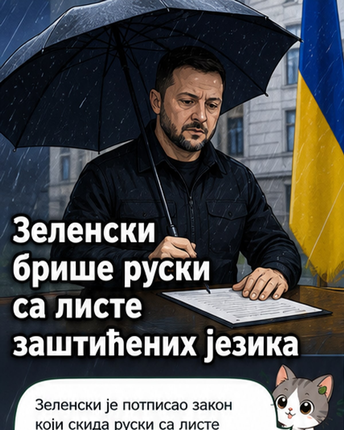 Украјина уклонила руски језик са листе заштићених