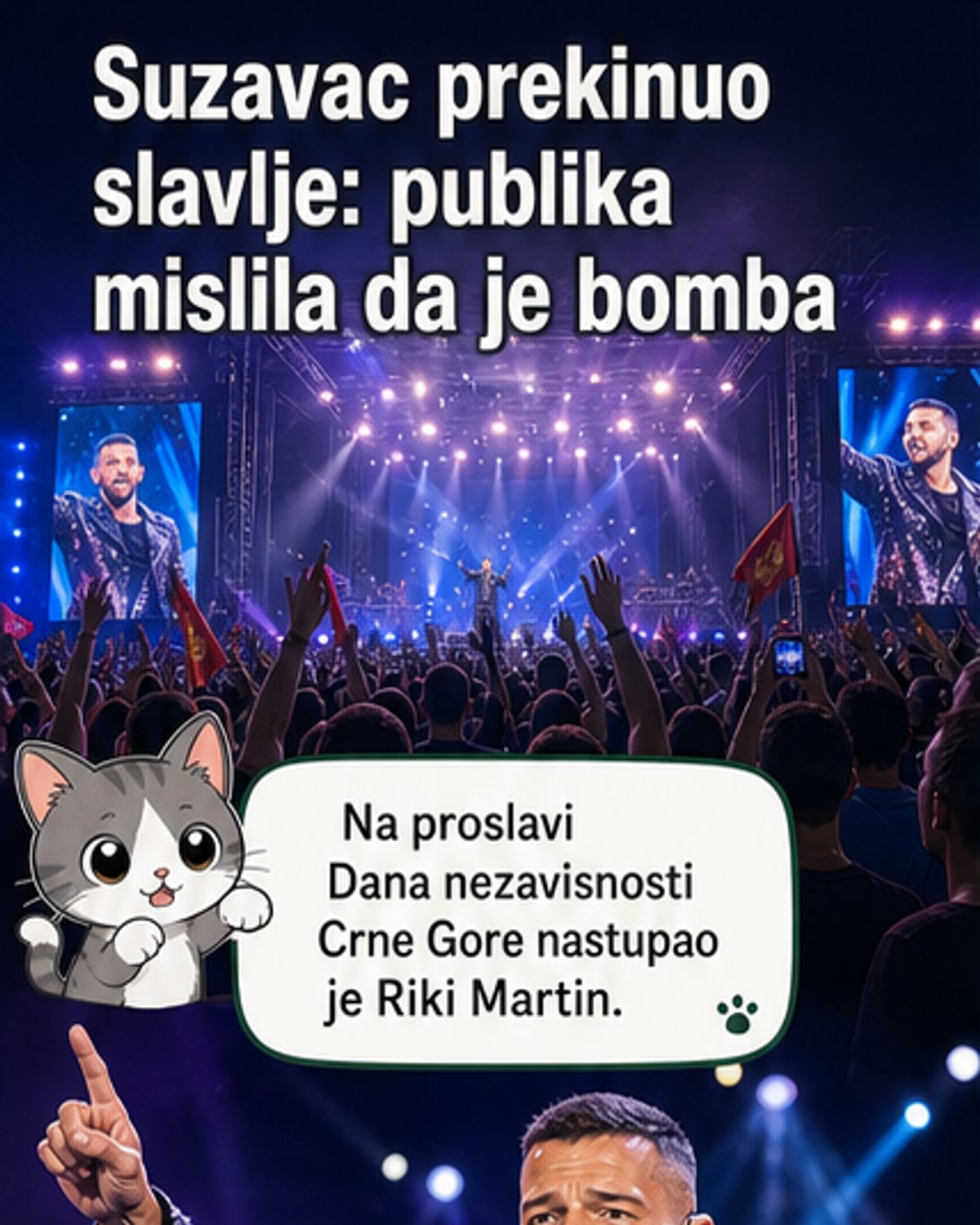 Panični bekstvo sa koncerta zbog suzavca