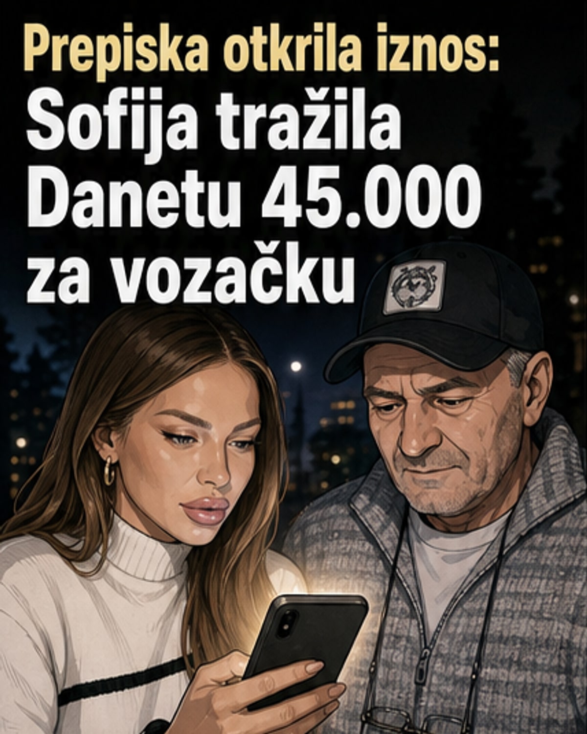 Софија тражила 45.000 динара за возачку