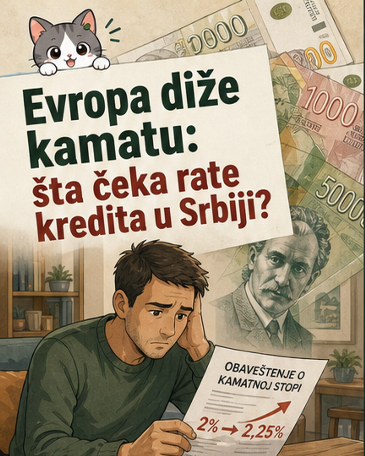 ЕЦБ подиже камате — кредити у Србији скупљи