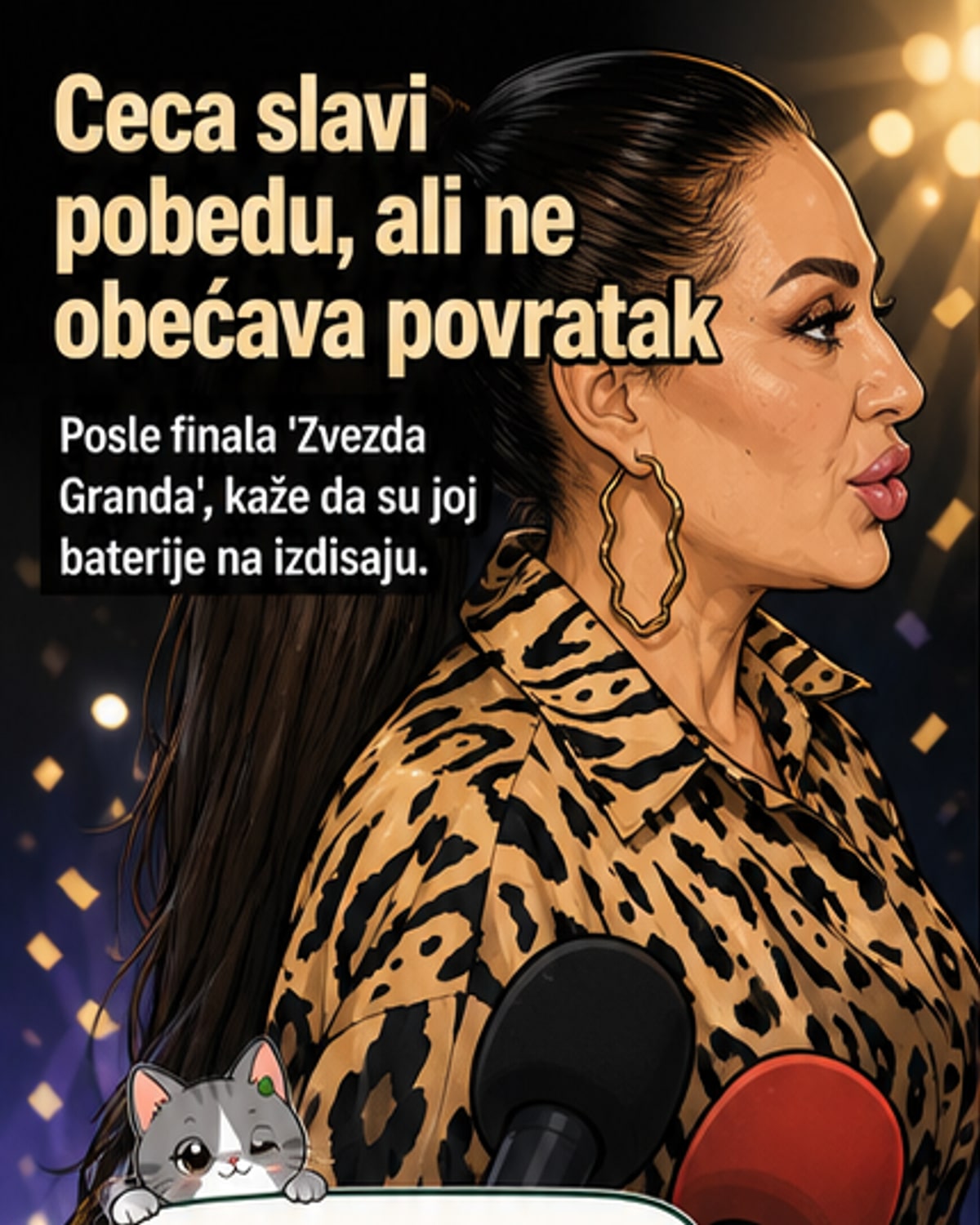 Цеца отворено о умори: „Батерије су ми на издишају“