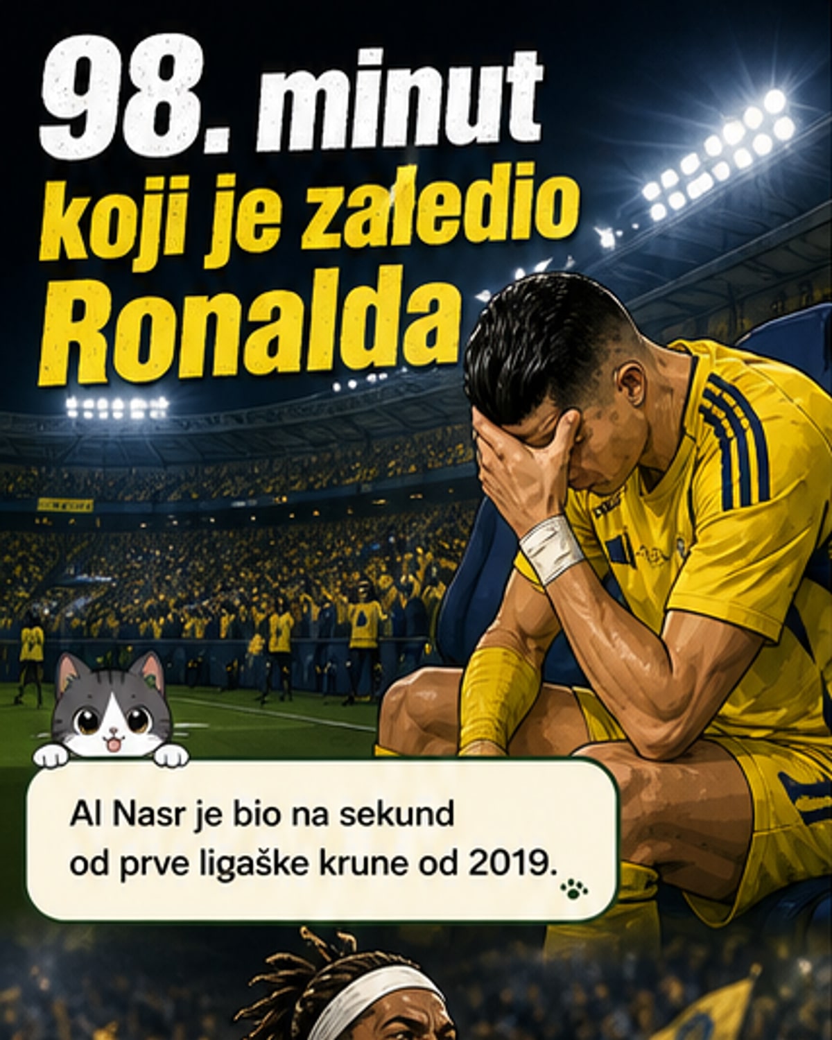 Роналдо на ивици суза после 98. минутног гола