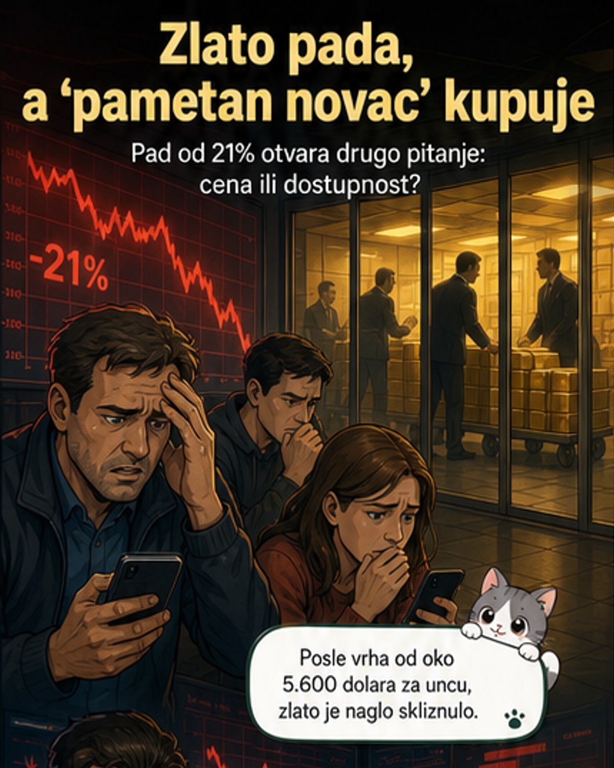 „Паметан новац“ купује злато