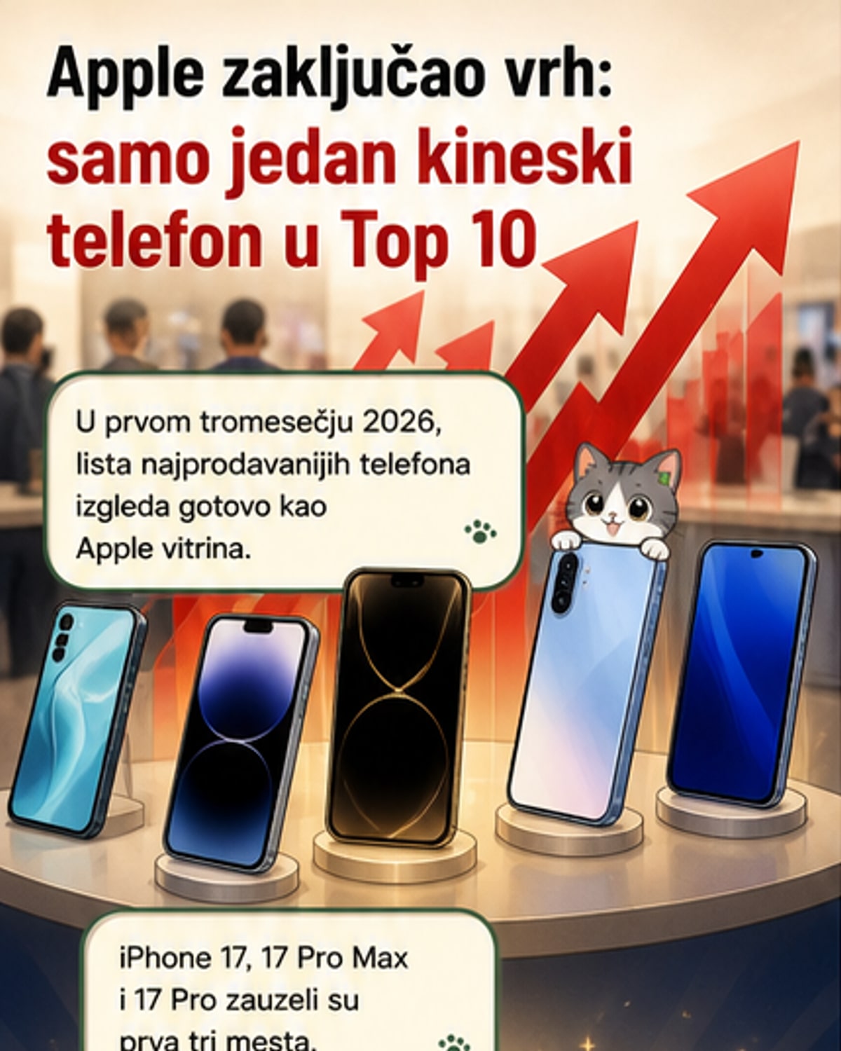 iPhone 17 dominiše globalno tržište