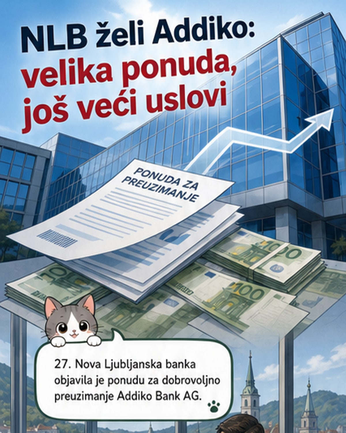 NLB nudi 565,5 miliona za Addiko banku