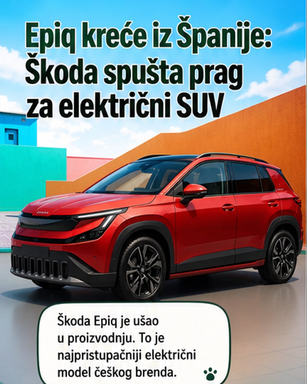 Škoda Epiq počela proizvodnju