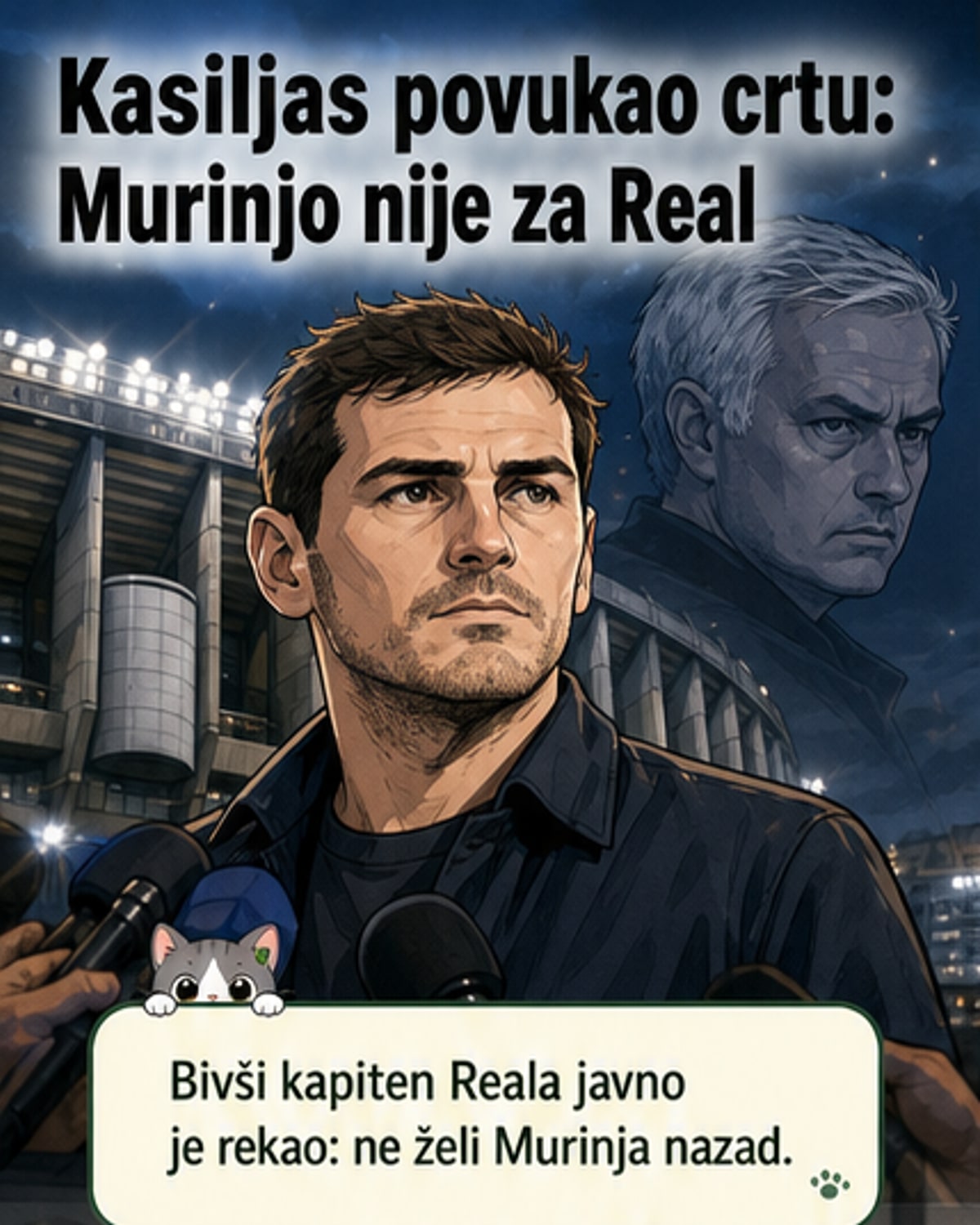 Касиљас против Муринја: Нема га у Реалу