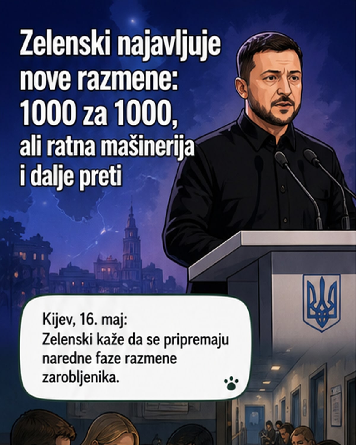 Зеленски: Ако Руси опстану, следећи ударци могу бити према Европи