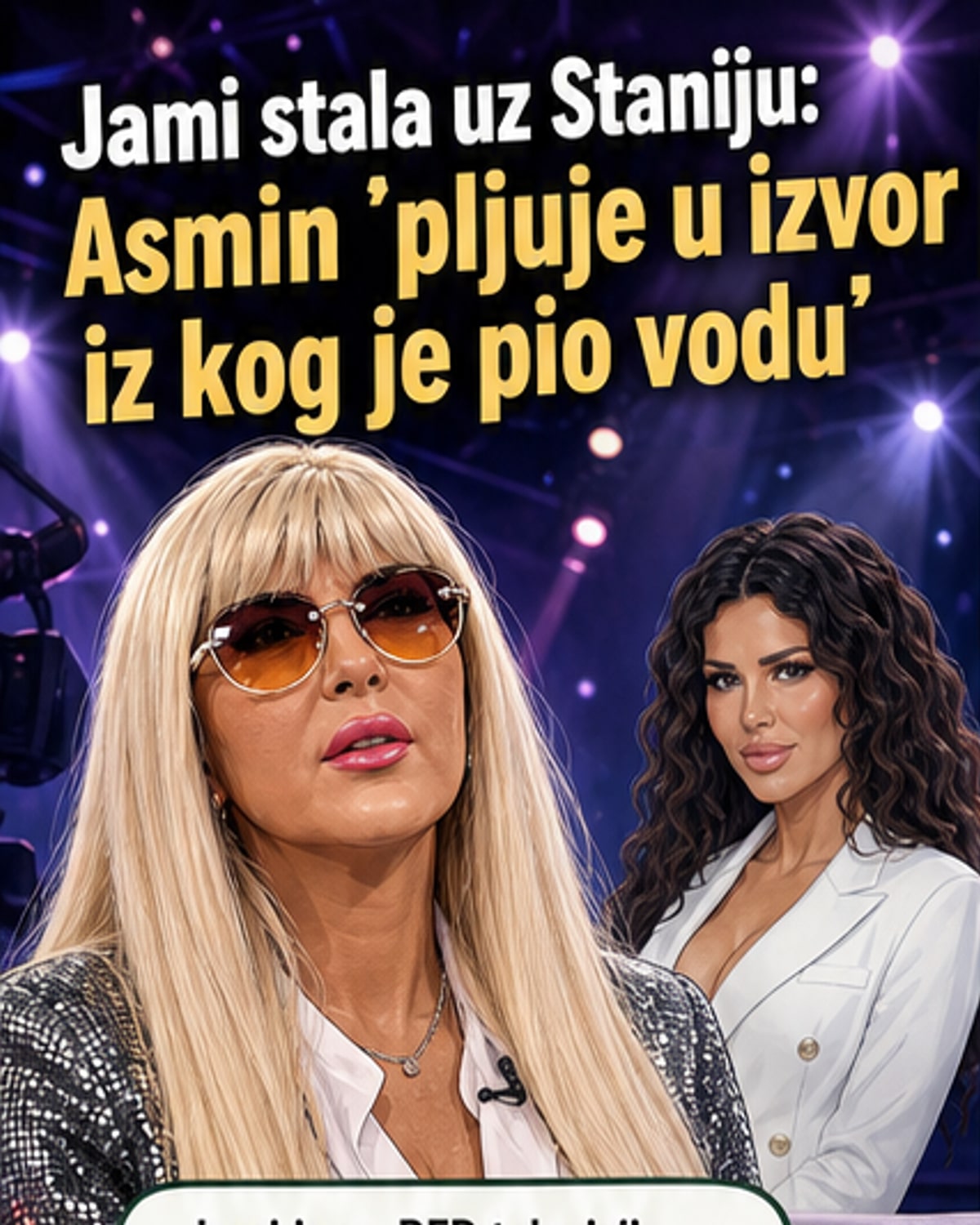 Џеми стаје уз Станију у јавном сукобу