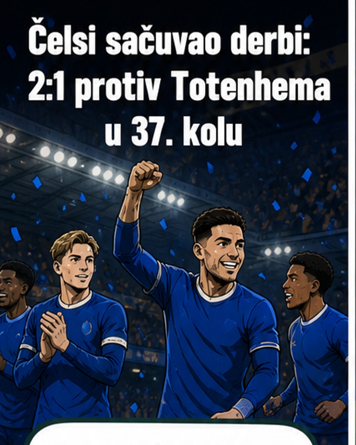 Čelsi pobedio Totenhem 2:1