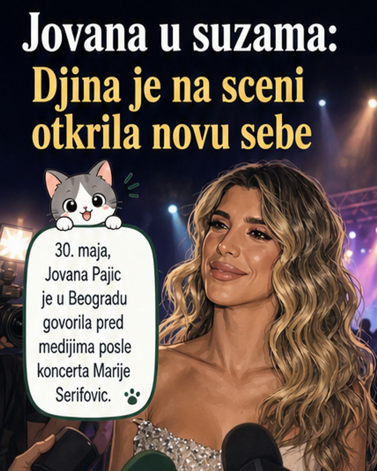 Јована Пајић у сузама због ћерке