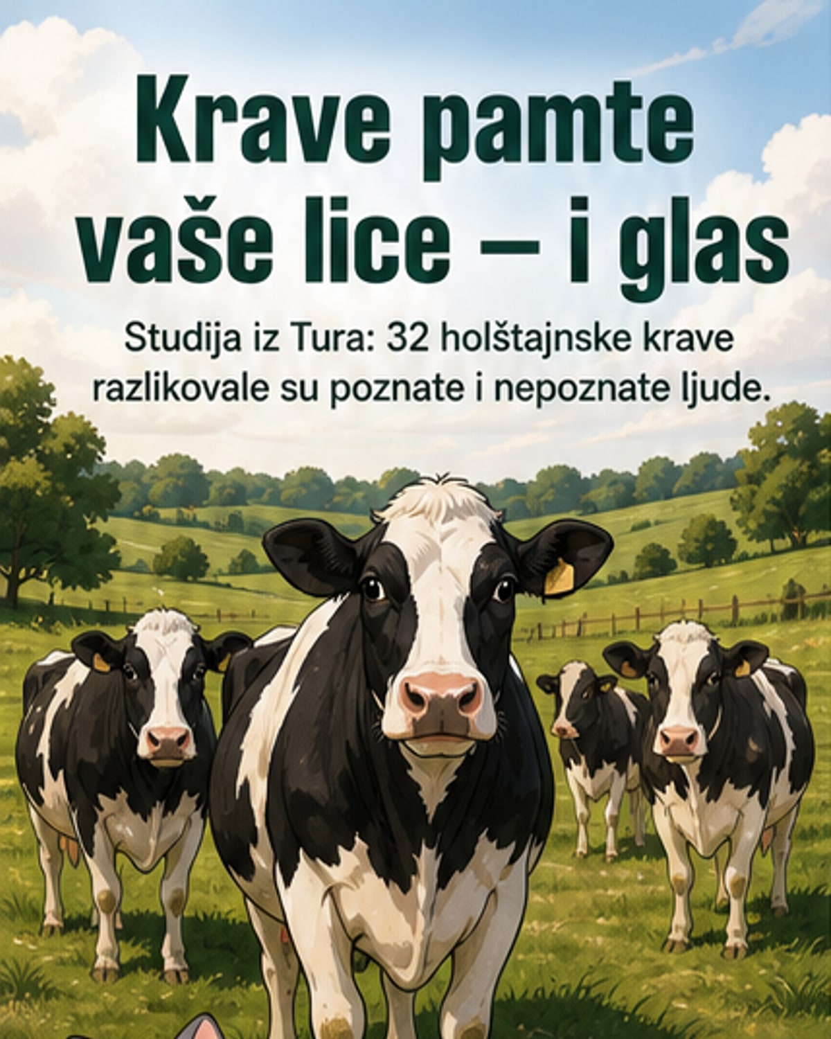 Krave prepoznaju ljude po licu i glasu