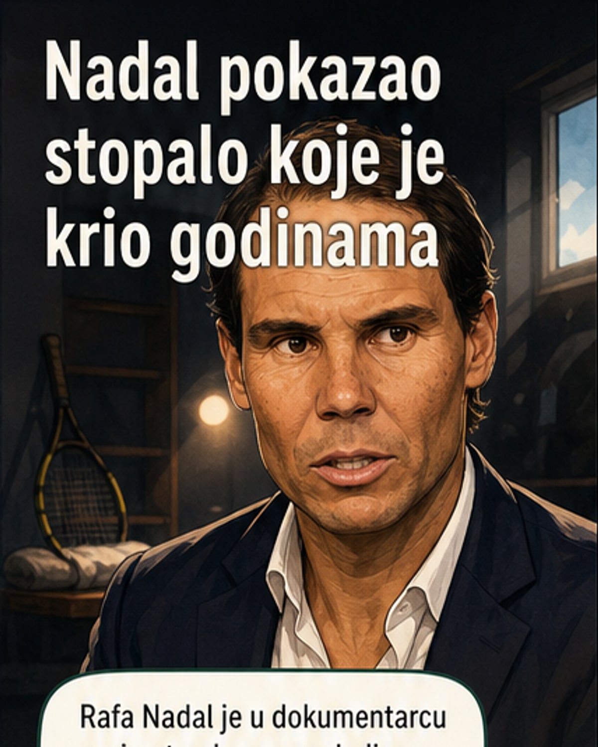 Рафа откривао тајну болест