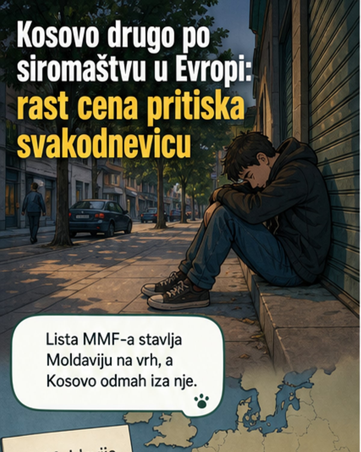 Косово на другом месту по сиромаштву у Европи