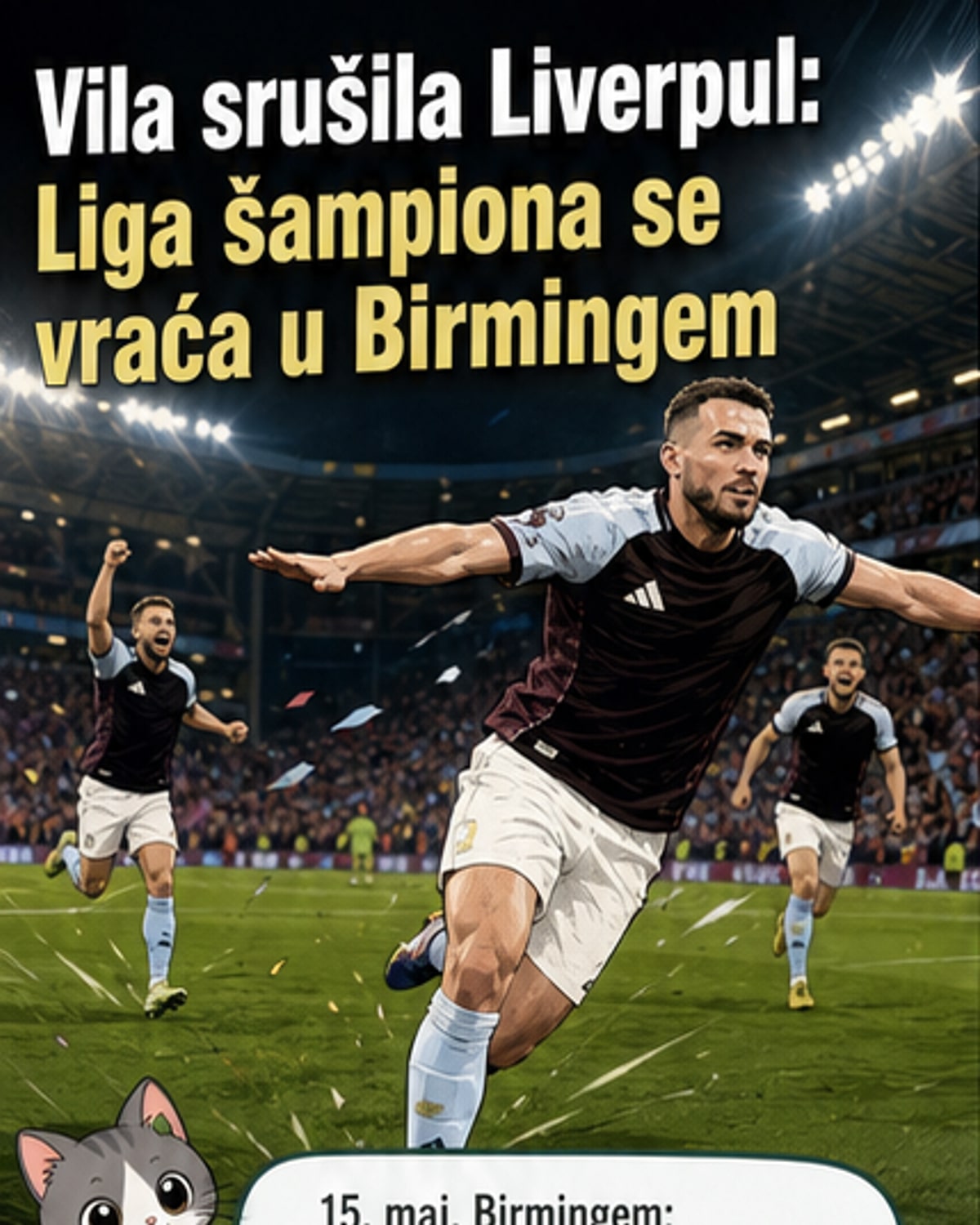 Aston Vila pobedila Liverpul i ušla u Ligu šampiona