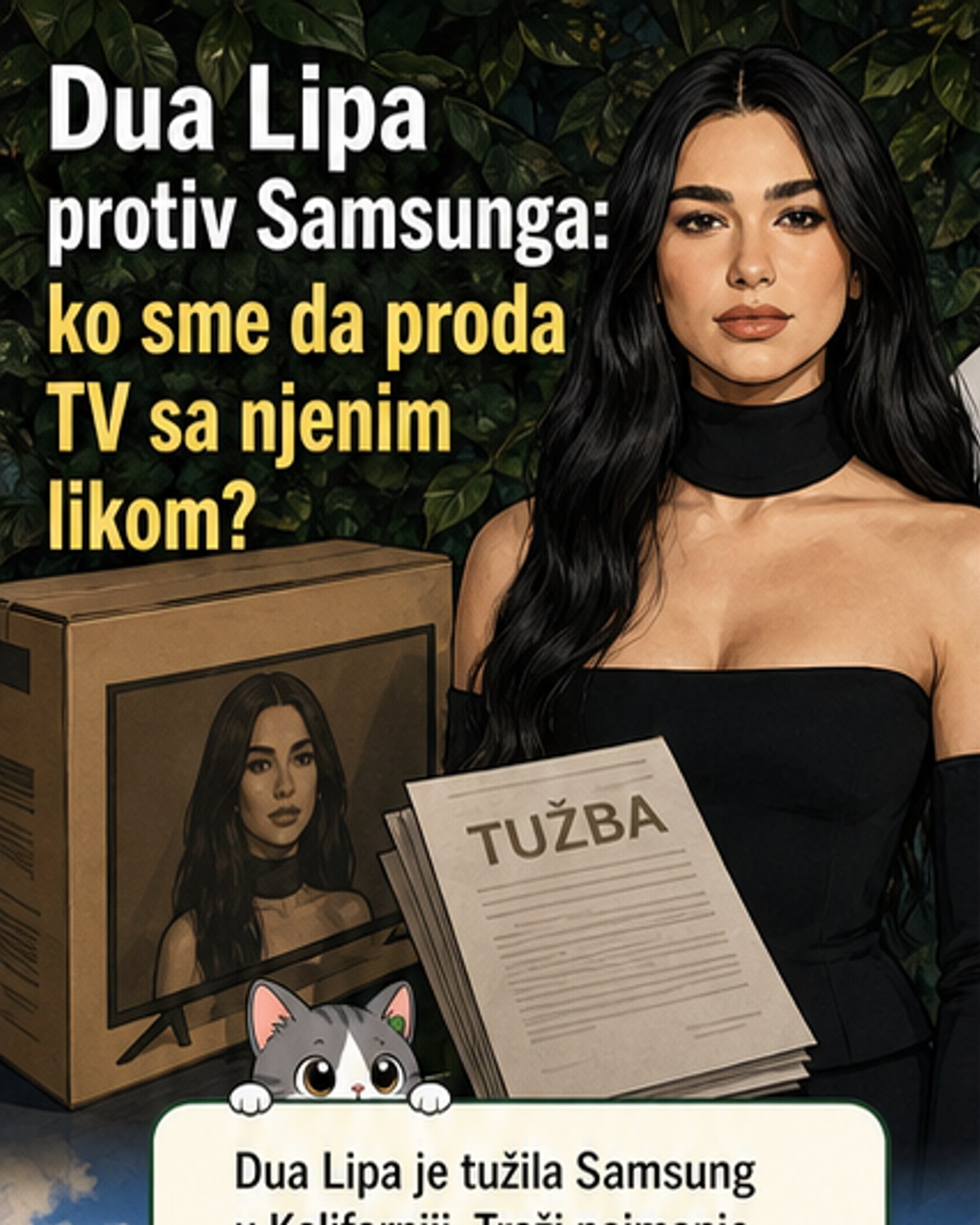 Дуа Липа тужи Самсунг због ове слике