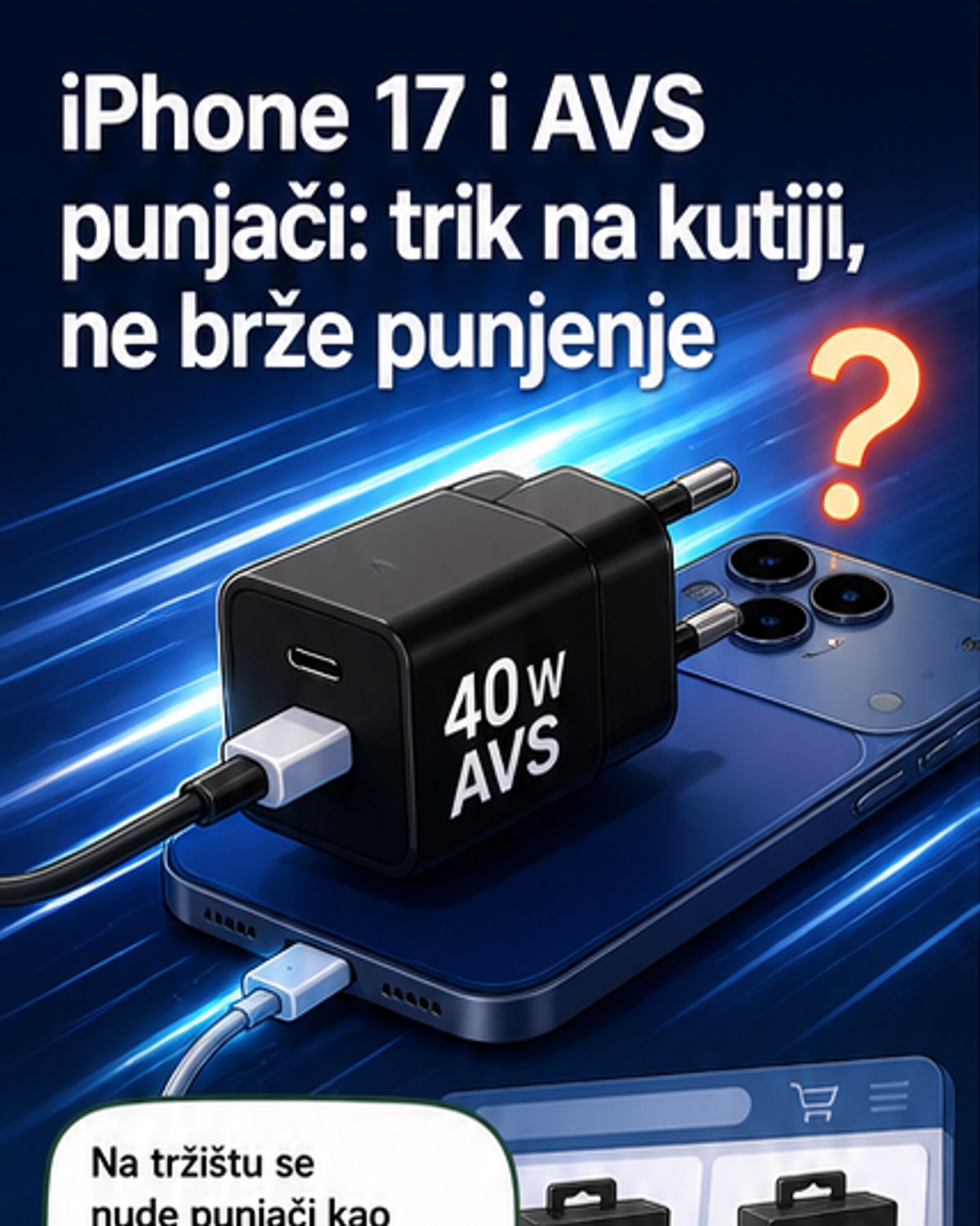iPhone 17 i AVS: Brzo punjenje ili trik?