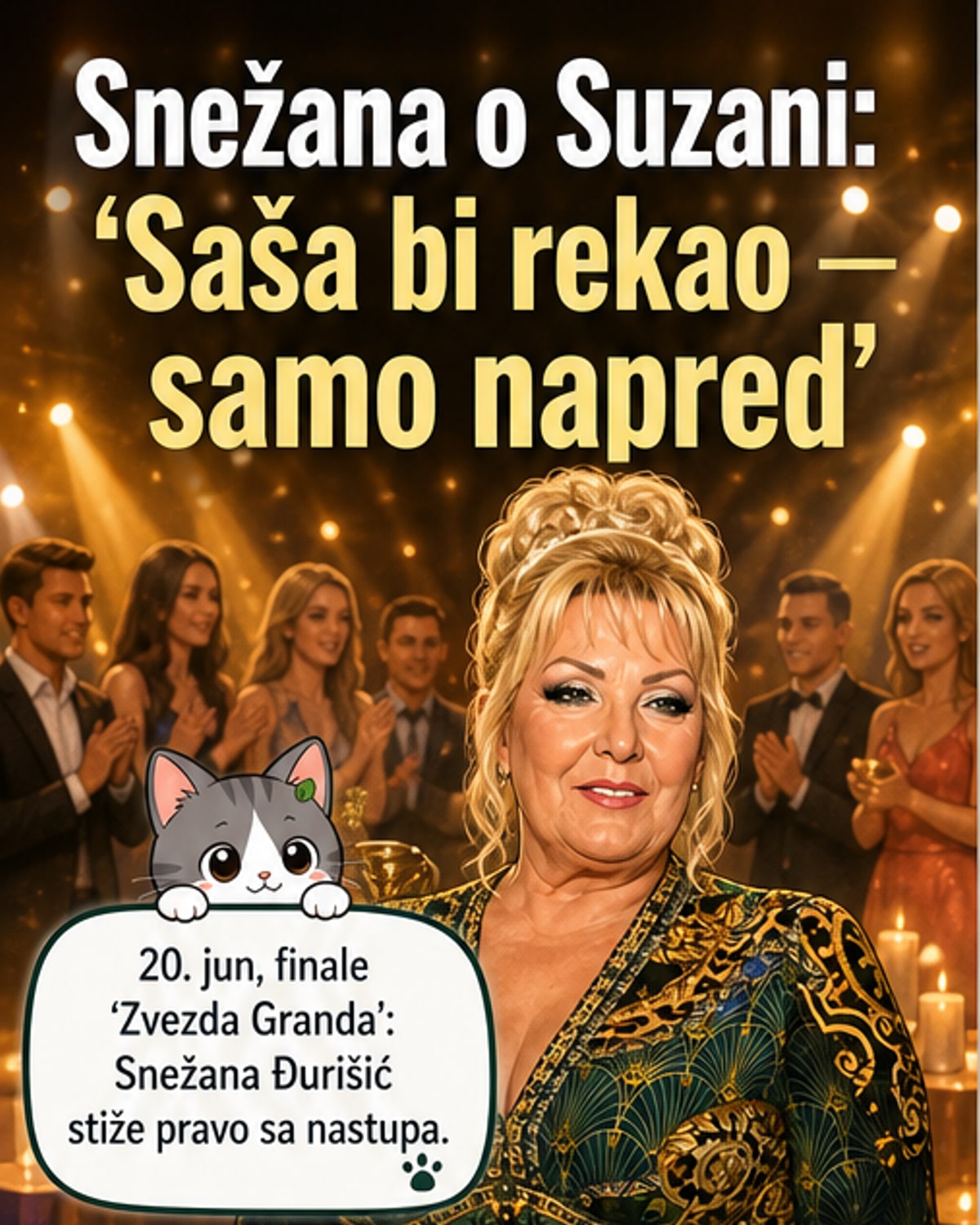 „Само напред“: Шта је рекла Снежана о Сузани?