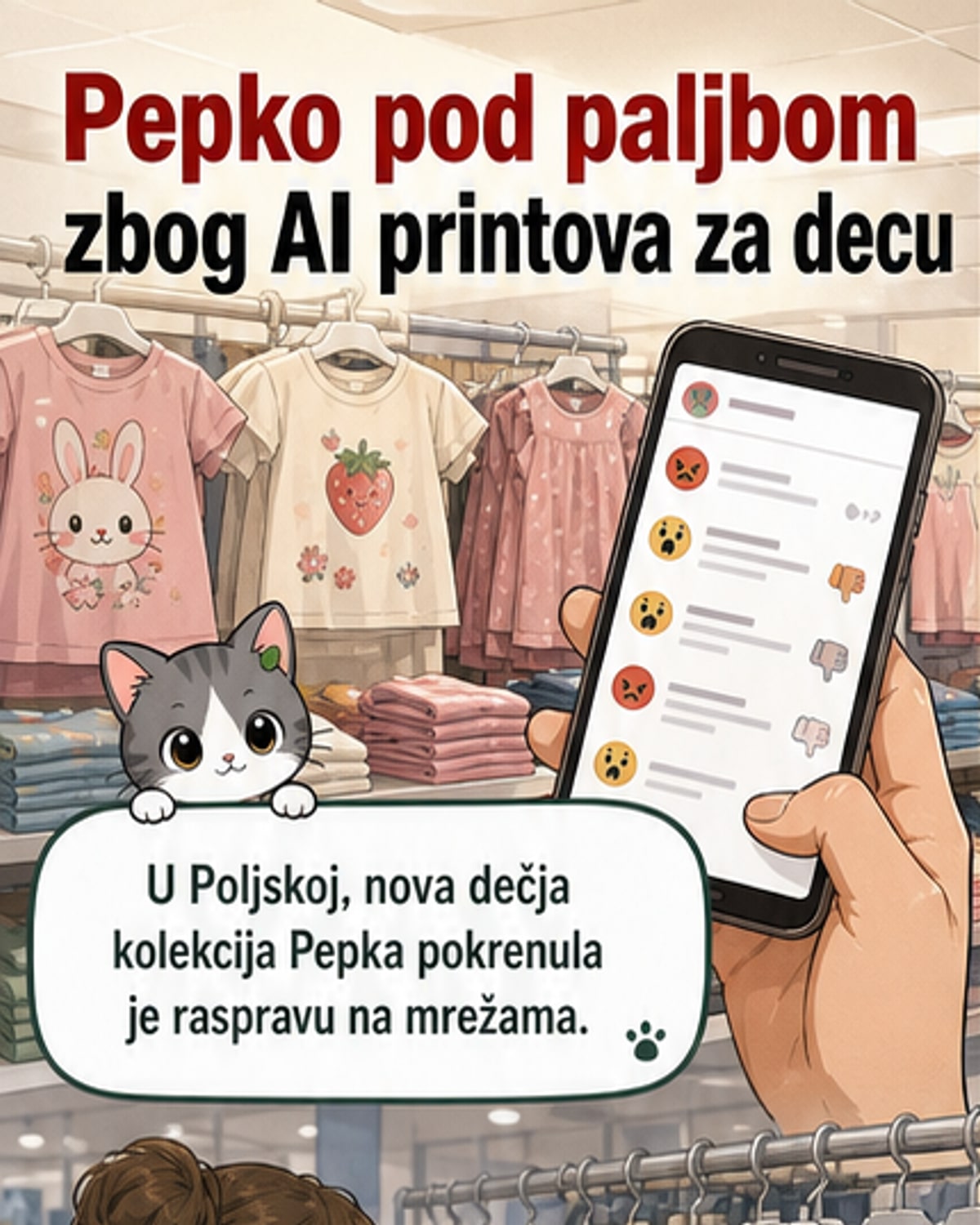 Пепко у центру хаоса због AI штампе