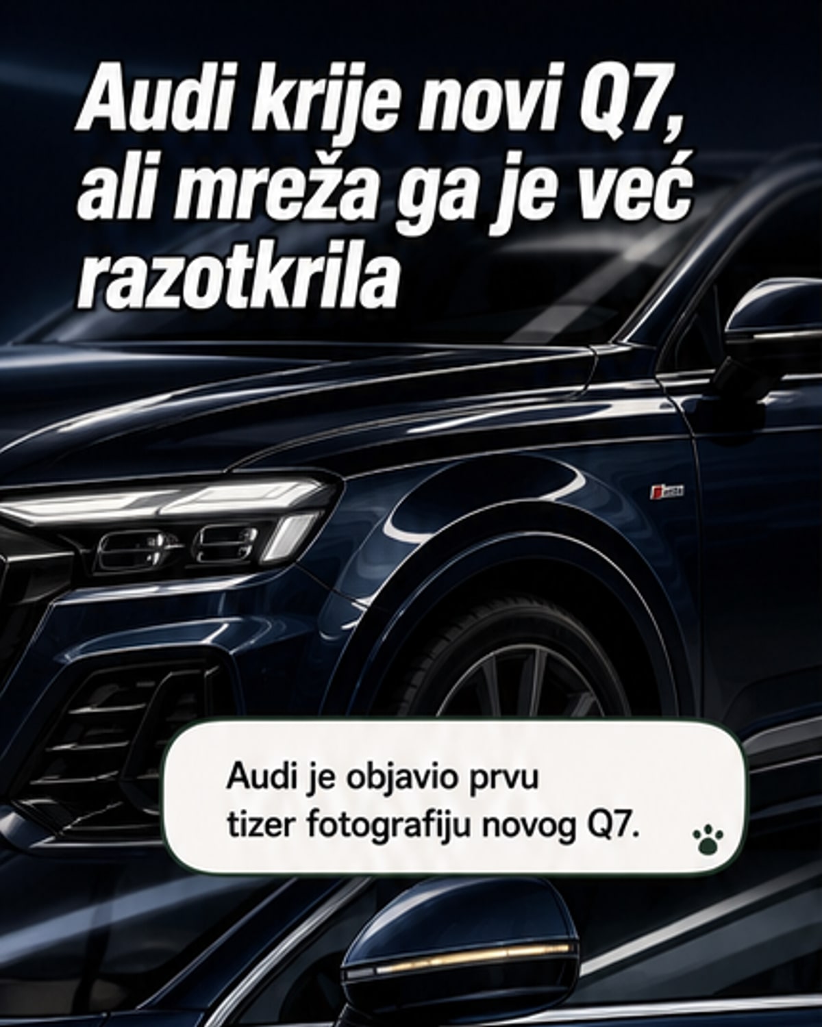 Audi predstavlja novi Q7