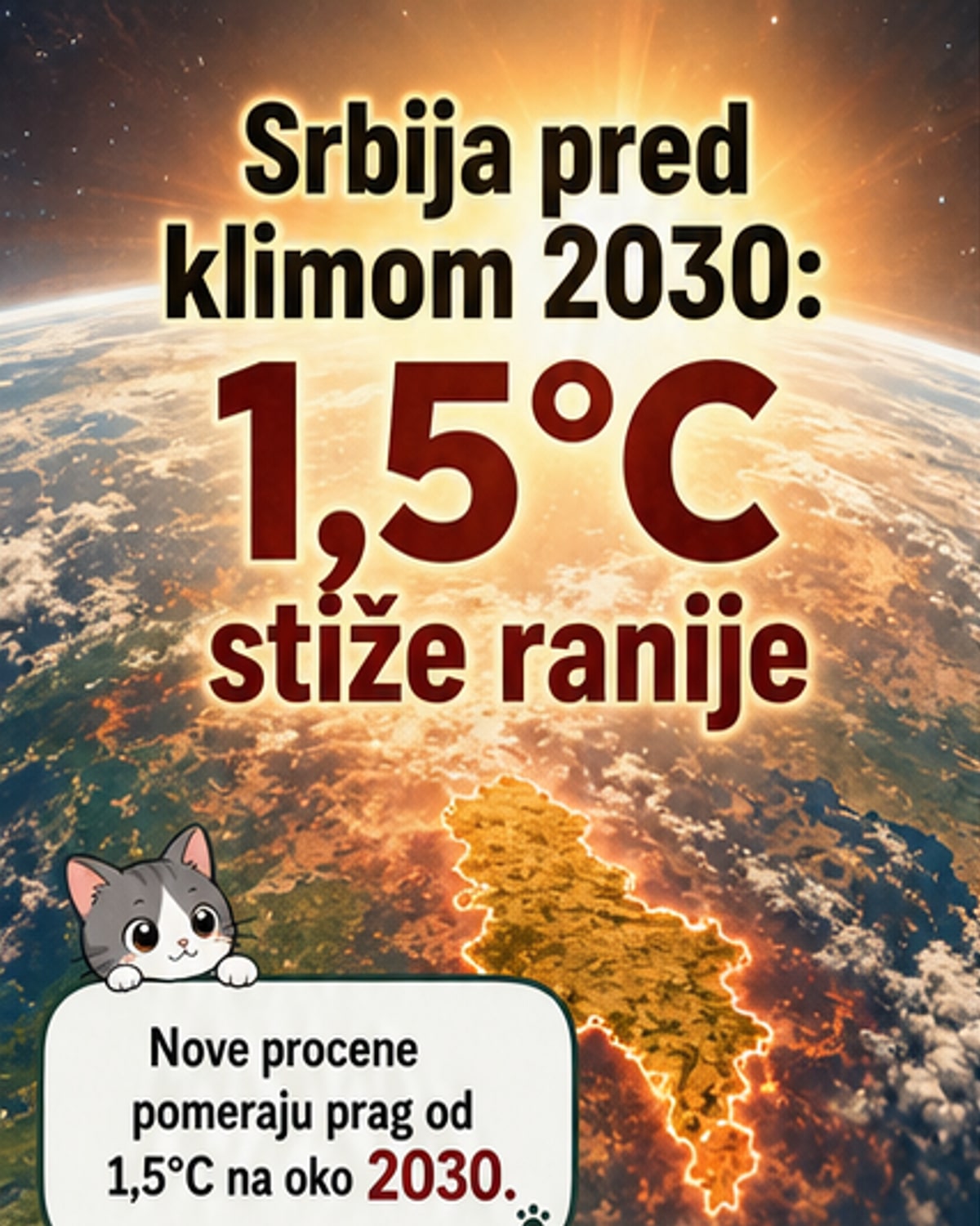 Svet će preći 1,5°C već 2030.