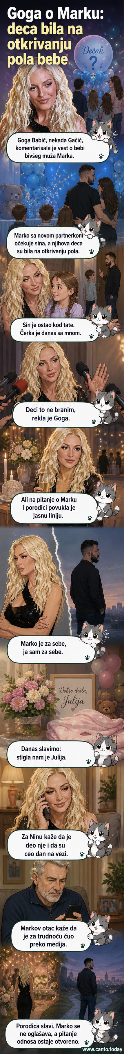 Певачица Гога Гачић у елегантној комбинацији, са осмехом гледа у камеру, у позадини су тропске боје и светлост која симболизује нови почетак.