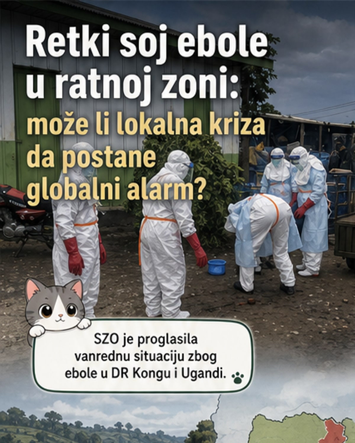 Retki soj ebole bukta u Africi