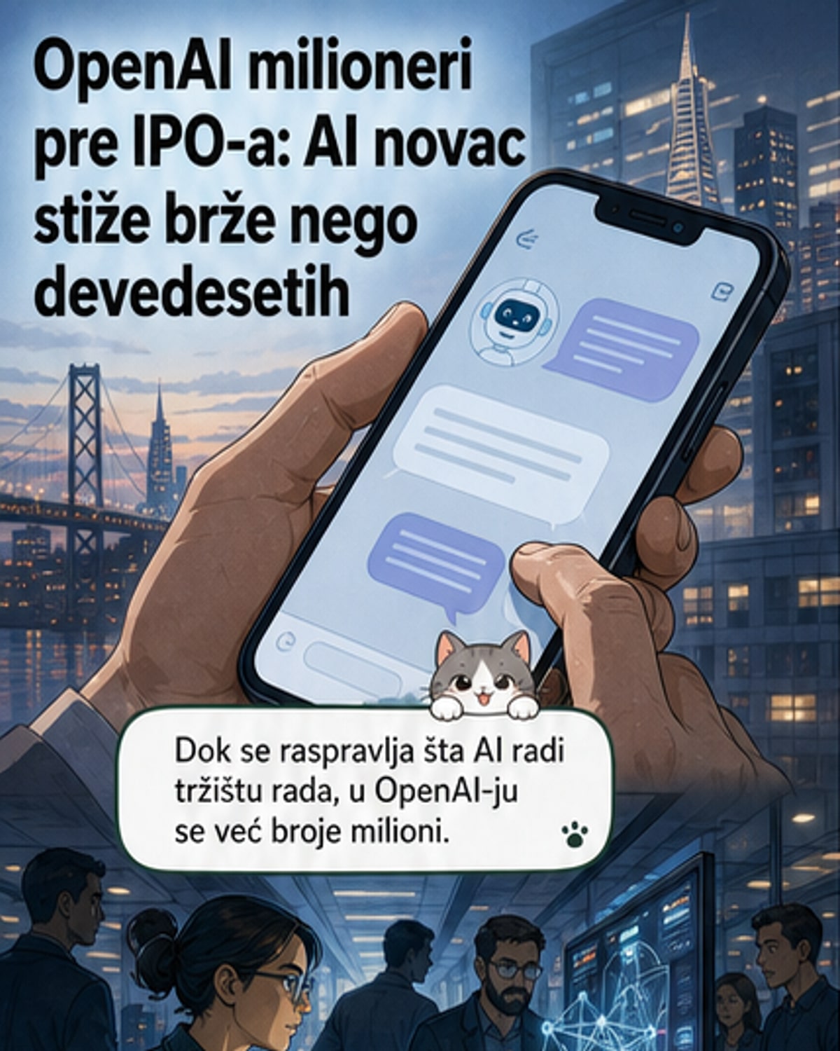 OpenAI zaposleni već milioneri