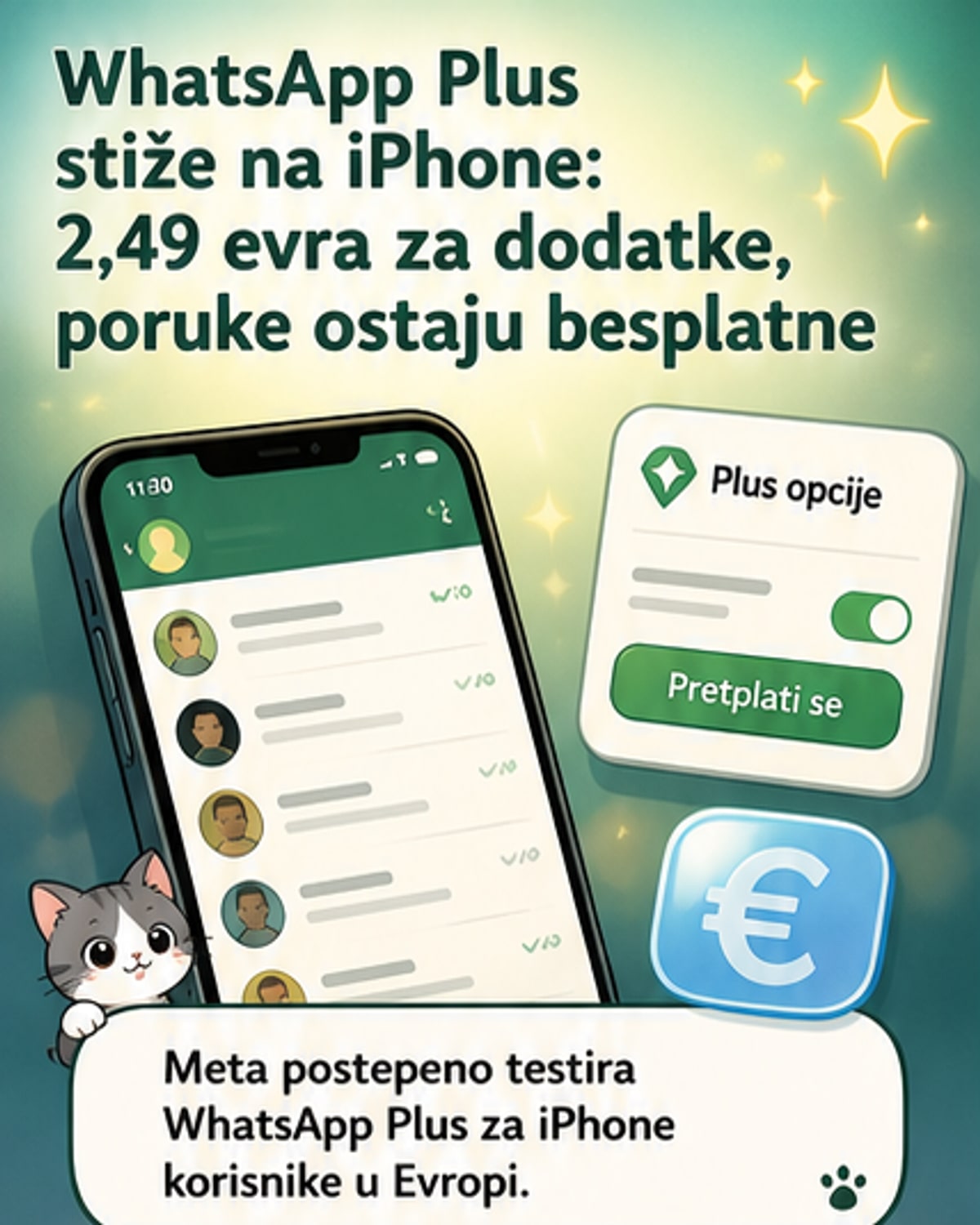 WhatsApp Plus stiže na iPhone