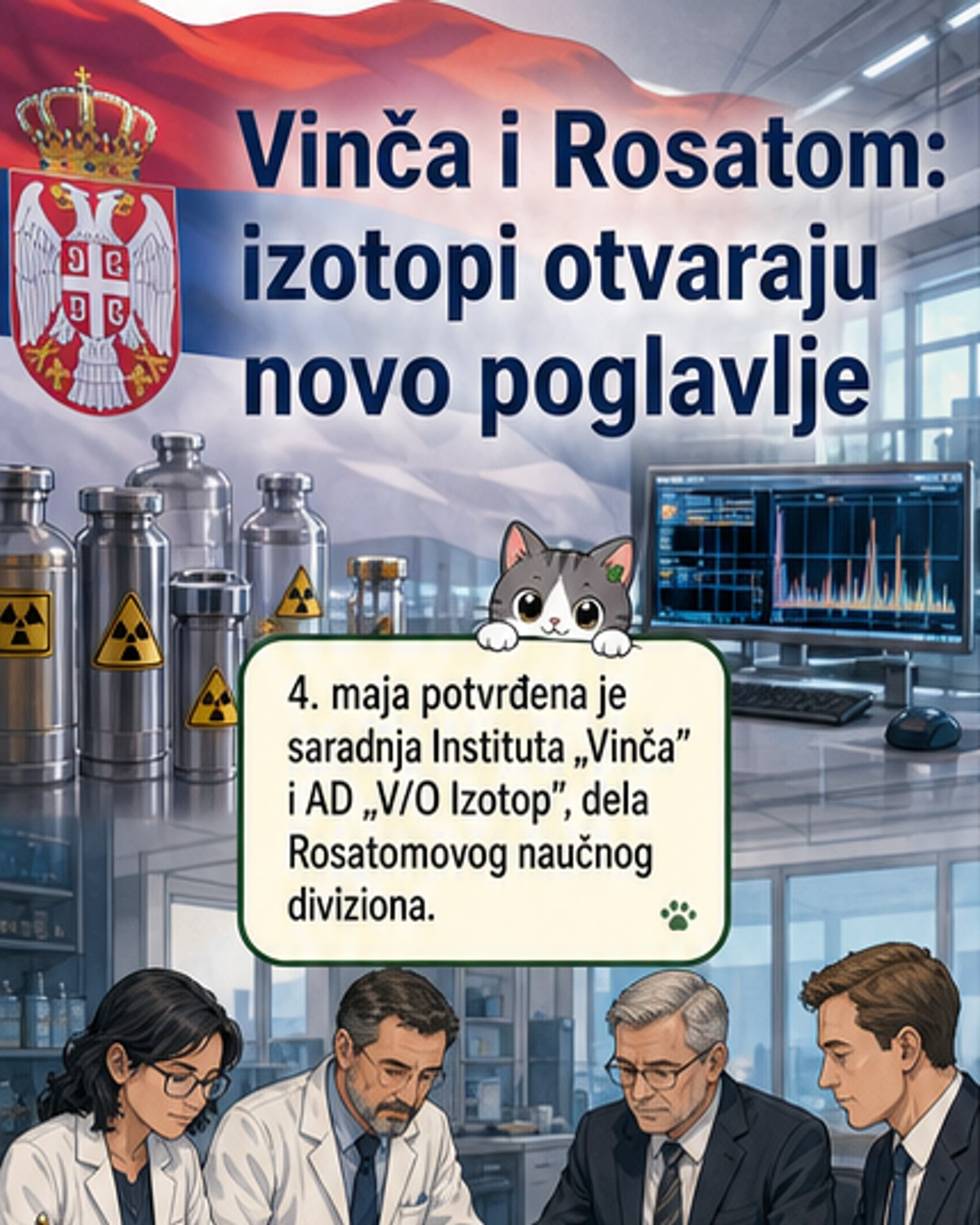 „Винча“ и „Росатом“ потписали уговор о изотопима