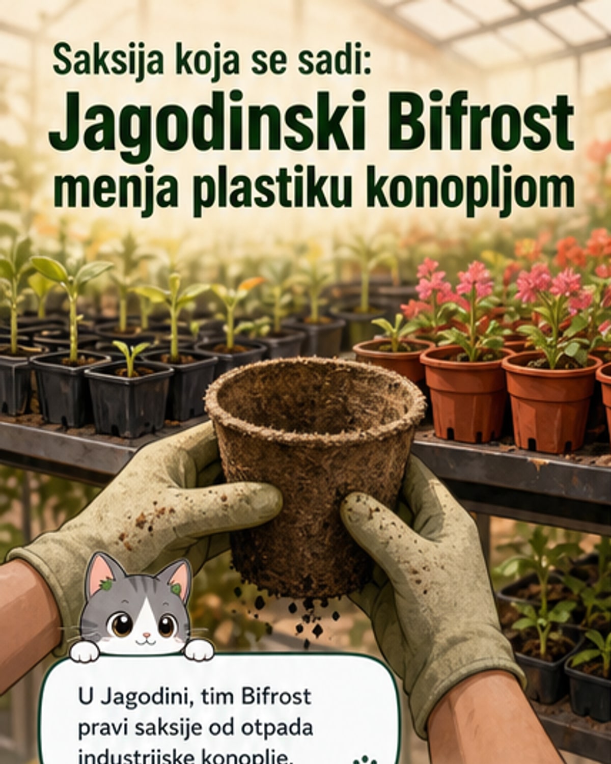 Saksije које нестају у земљи