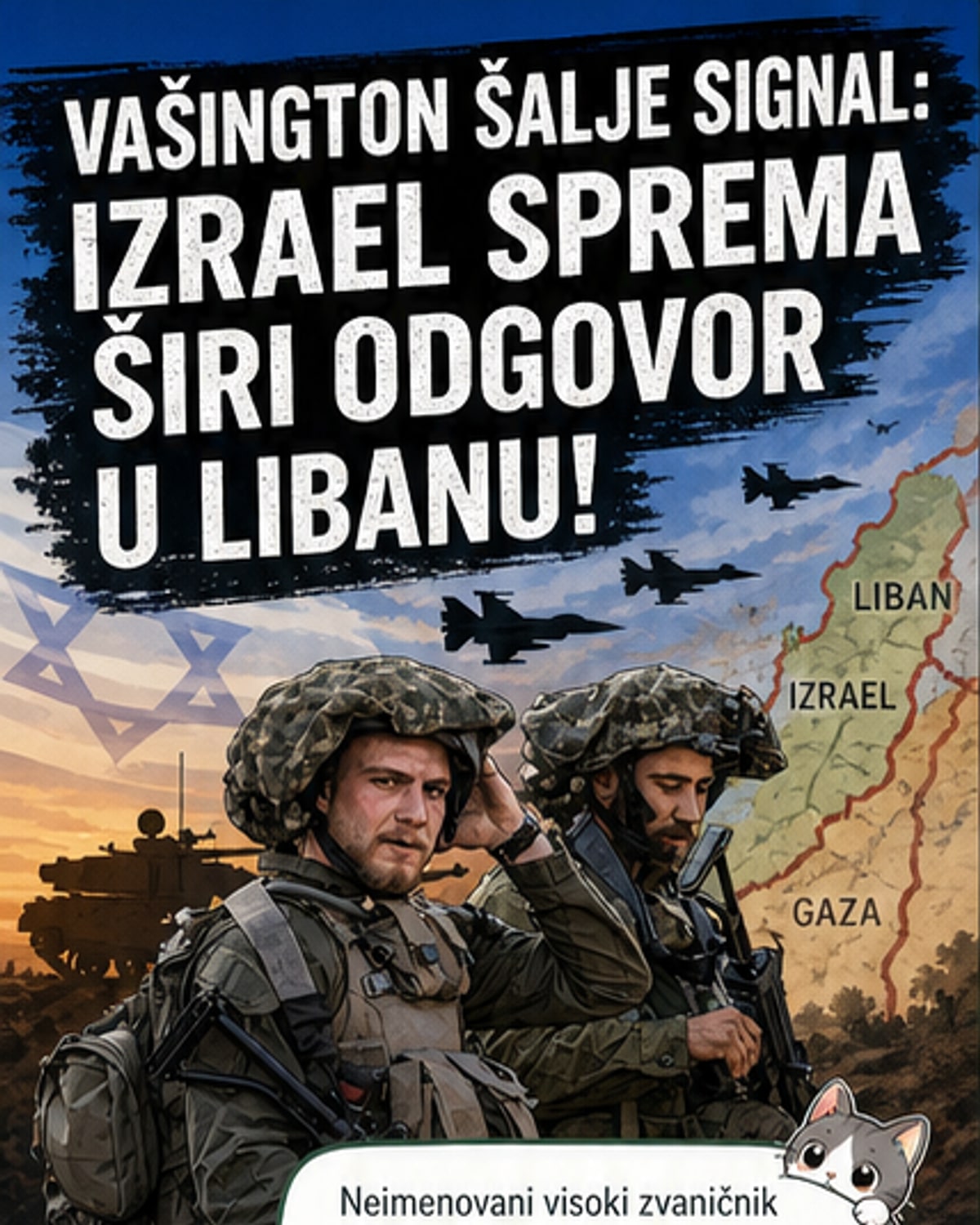 САД даје Израелу зелено светло за акцију у Либану
