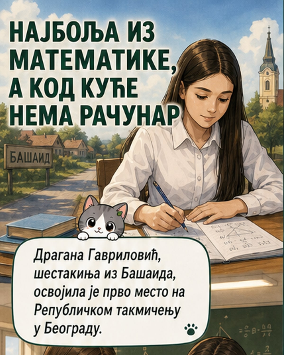 Најбоља из математике, а нема чак и рачунар
