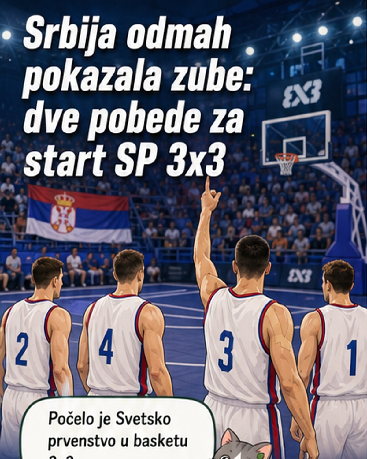 Србија са две победе у 3x3