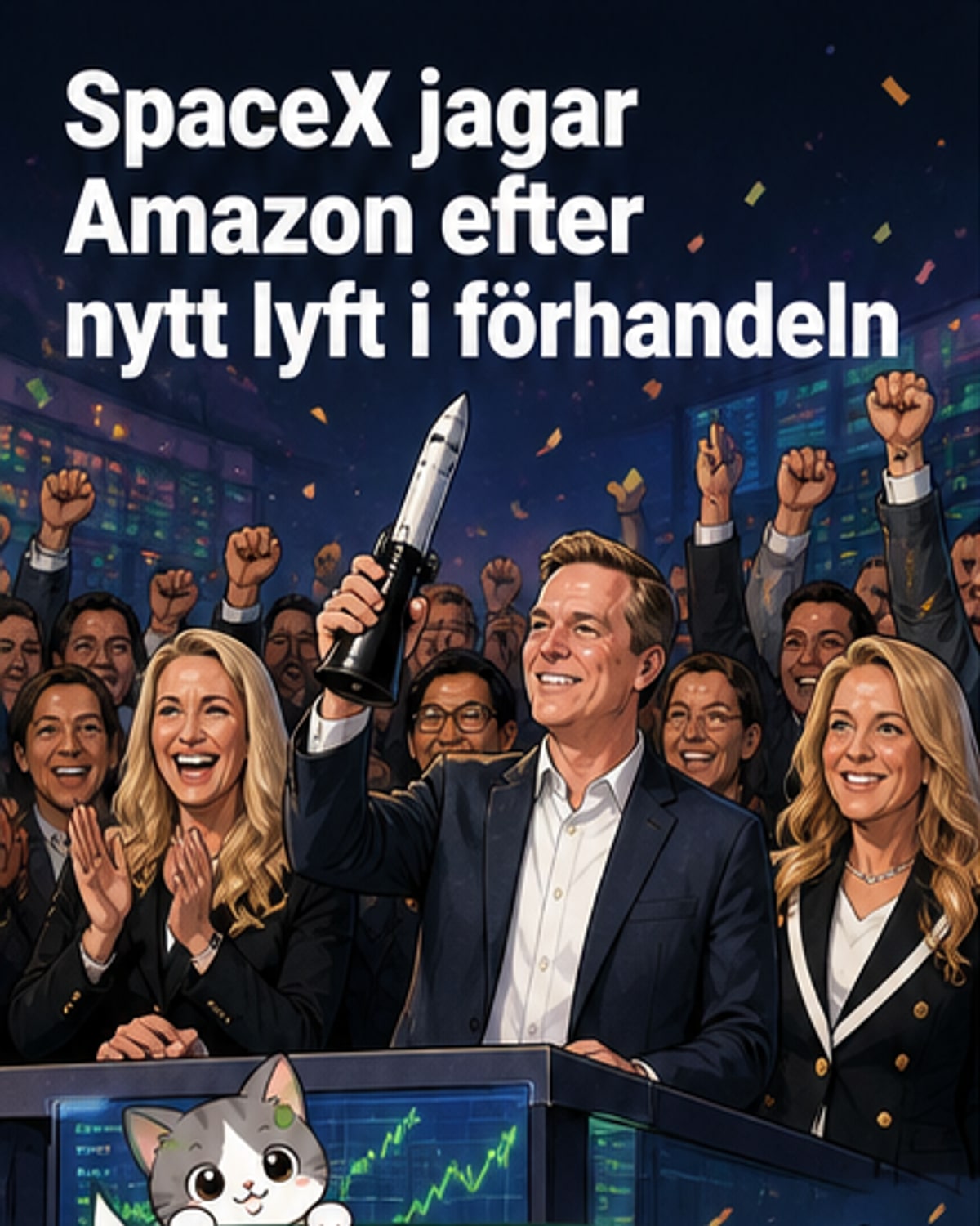 SpaceX nära att passera Amazon