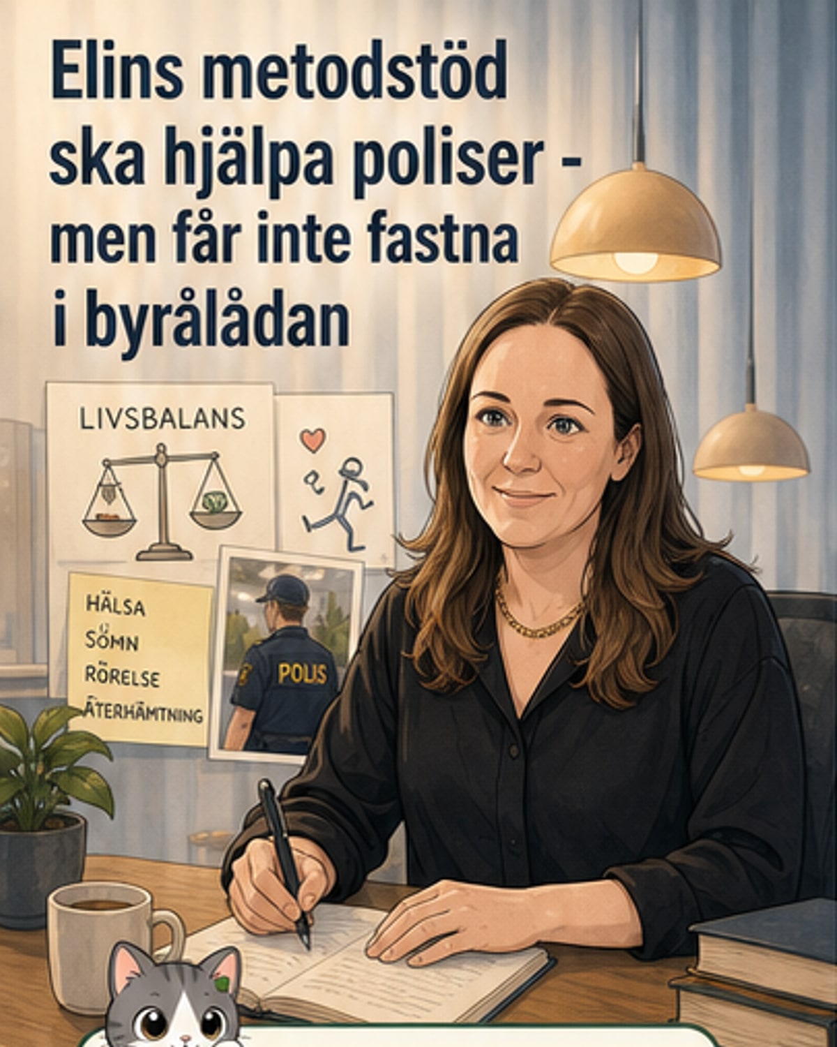 Forskare utvecklar stöd för polisers livsbalans