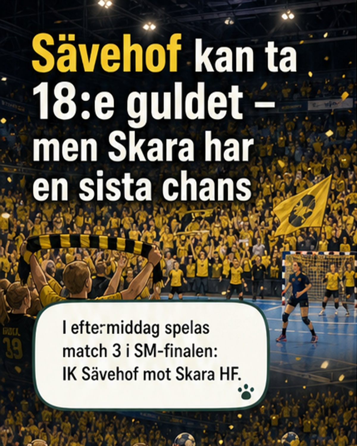 Sävehof nära sitt 18:e guld