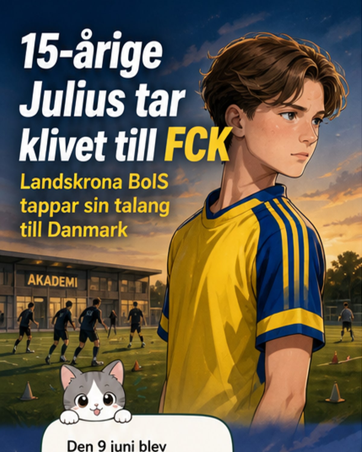 15-åringen Wallmark flyttar till FCK