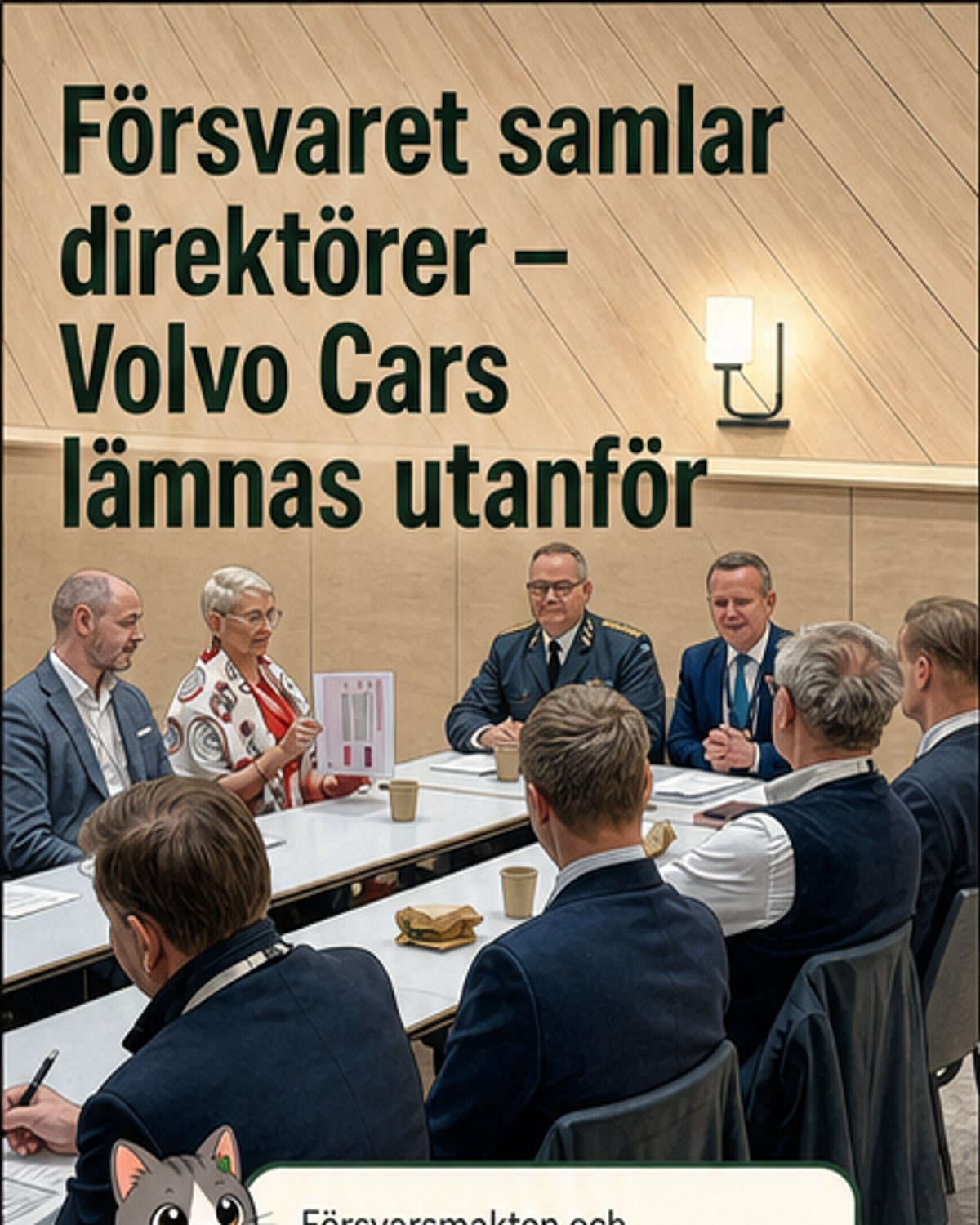 Försvarsmakten utesluter Volvo Cars