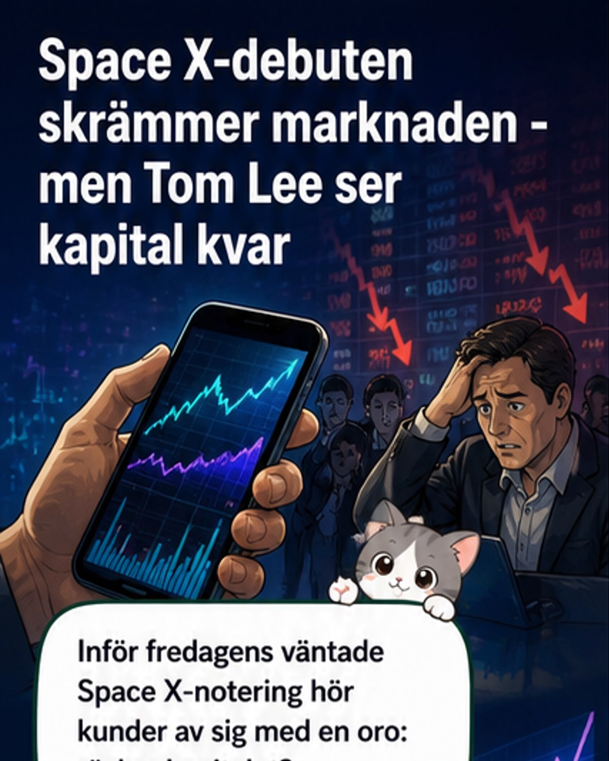 Oron inför Space X-debut överdriven