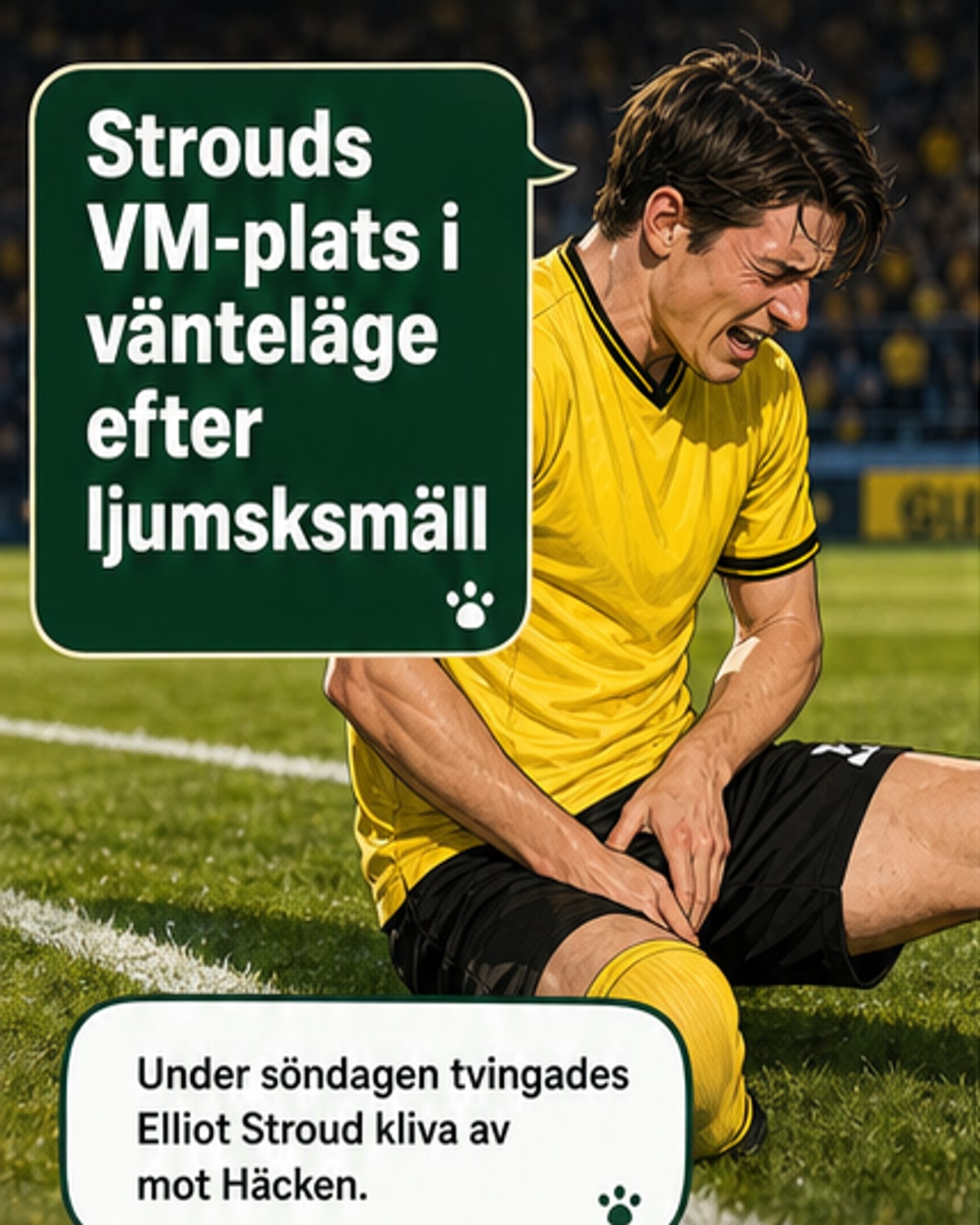 Stroud skadad inför VM – magnetröntgas