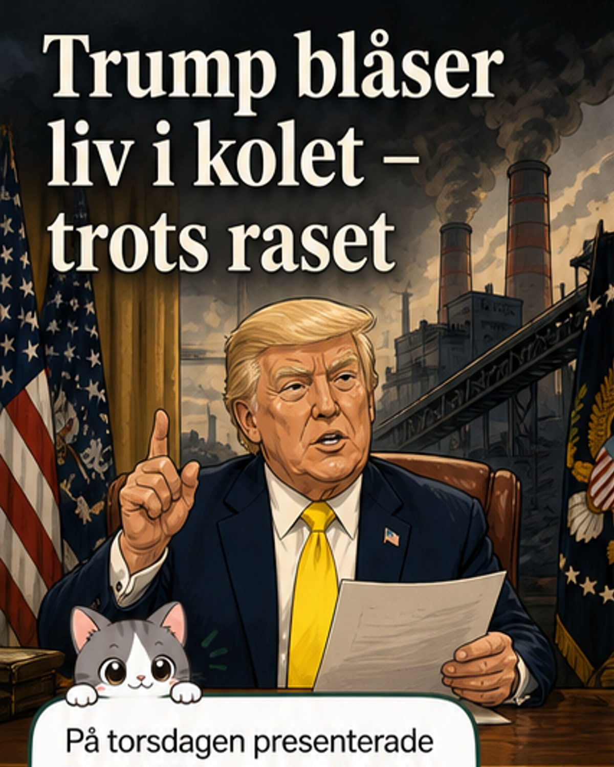 Trump satsar miljarder på att rädda kolindustrin
