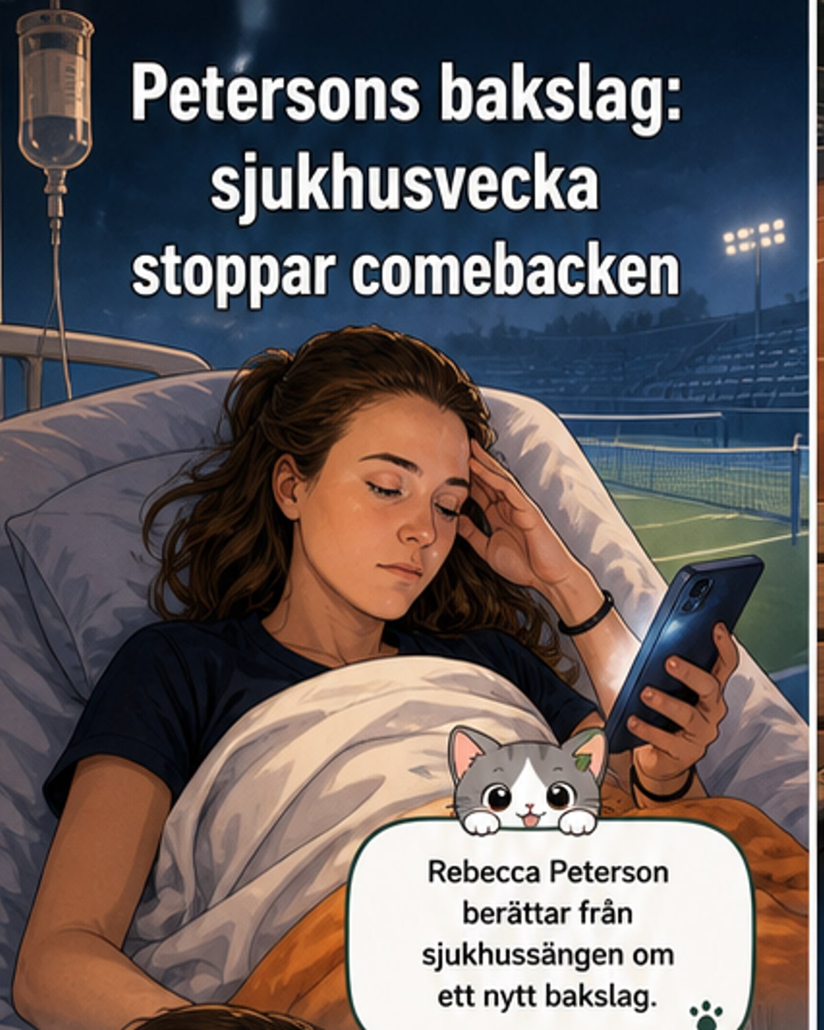 Rebecca Petersons comeback skjuts upp