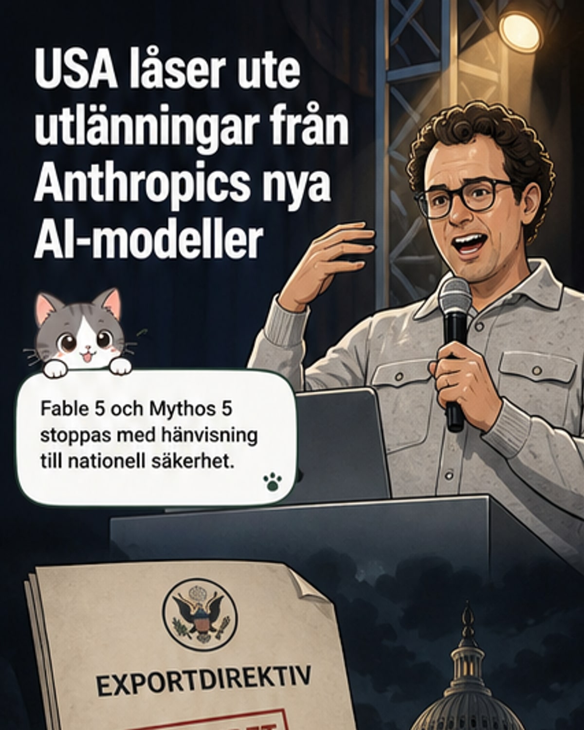 USA stoppar utlänningar från att använda ny AI