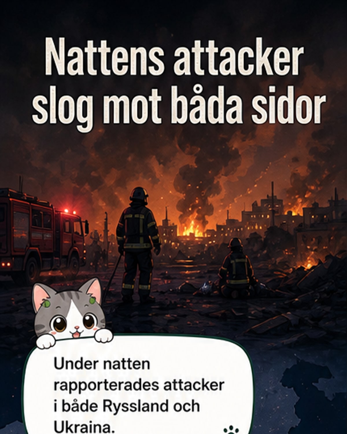 Ryssland och Ukraina drabbade av nya attacker