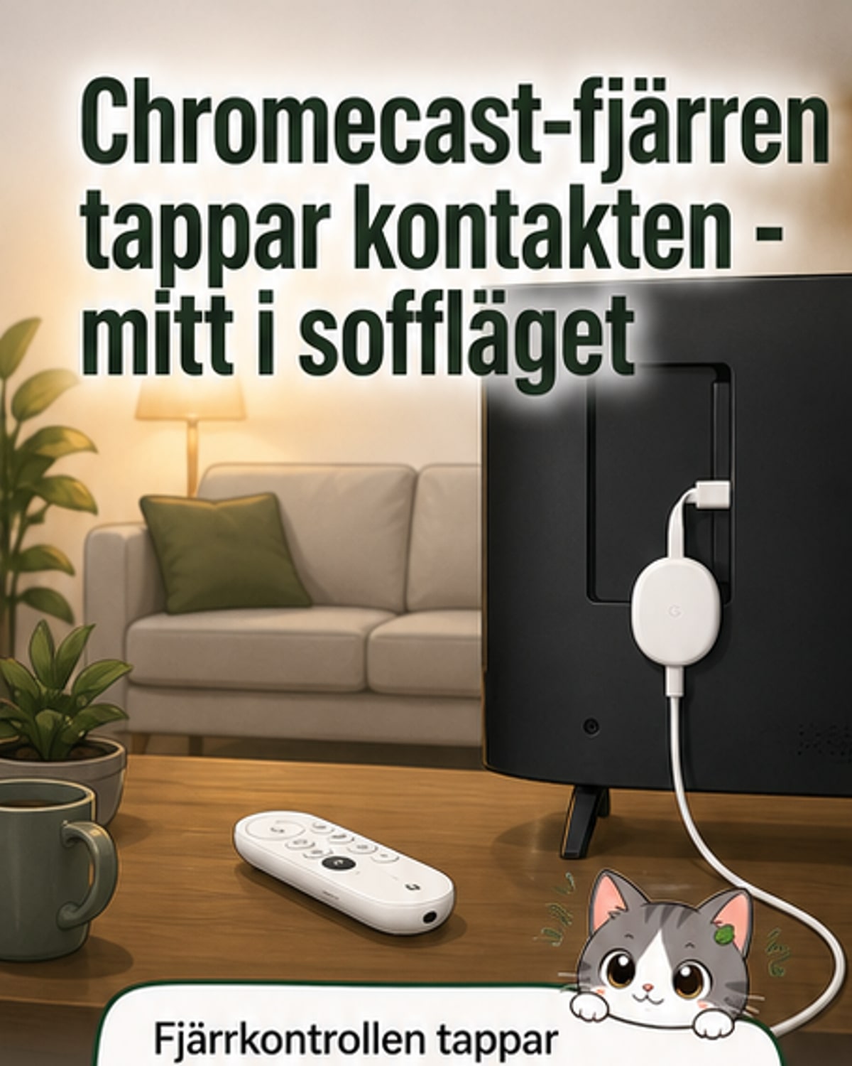 Chromecast-fjärrkontrollen svarar inte