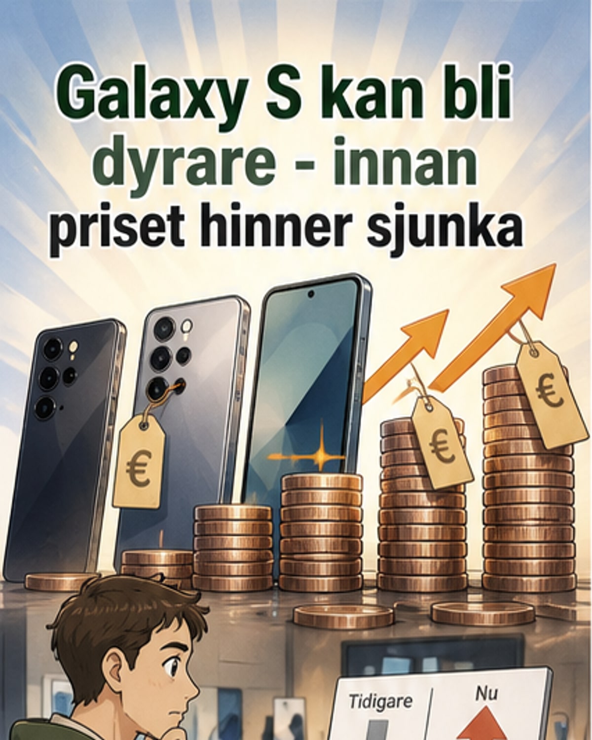 Samsungs toppmodeller blir dyrare?
