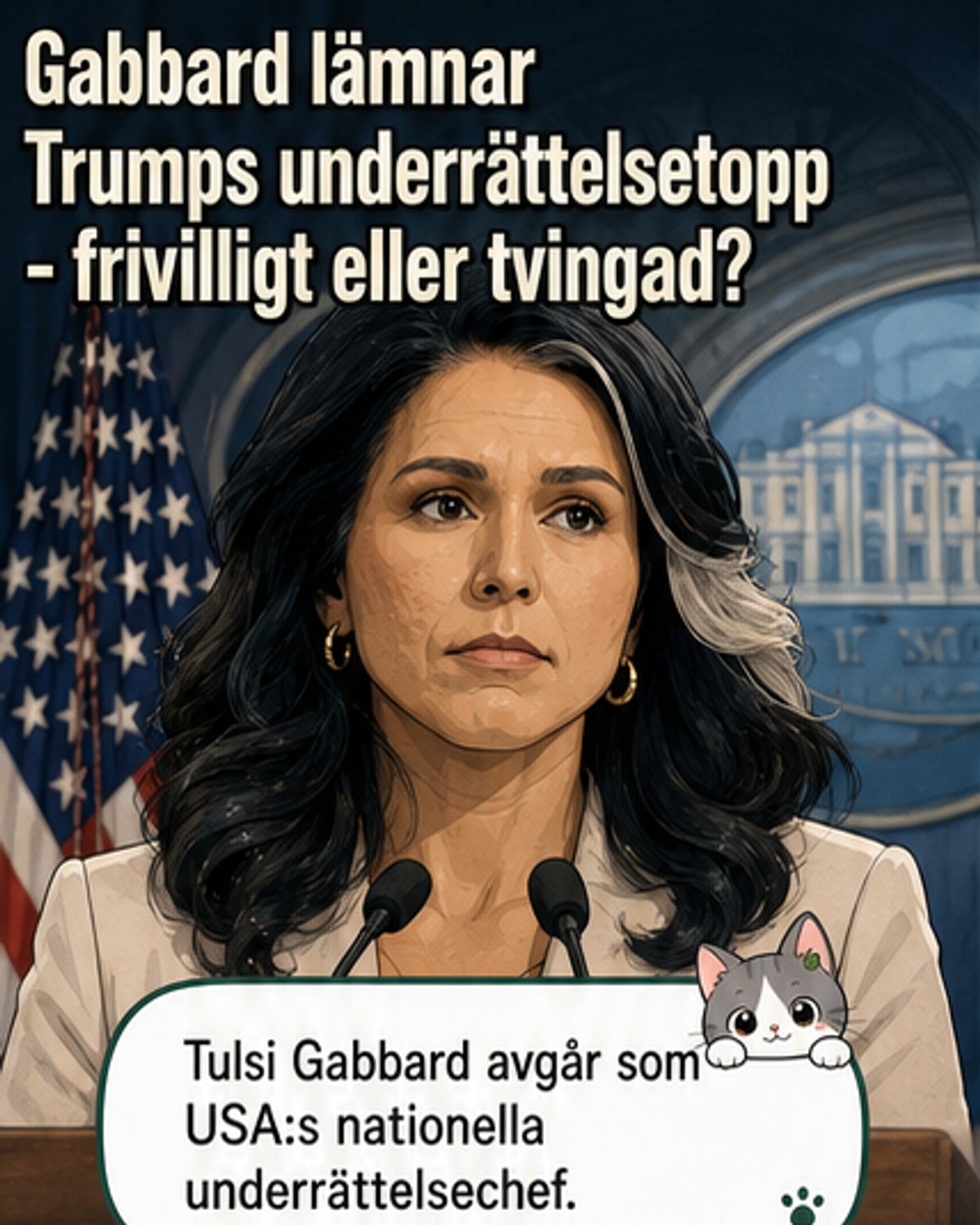 Underrättelsechef lämnar Trump