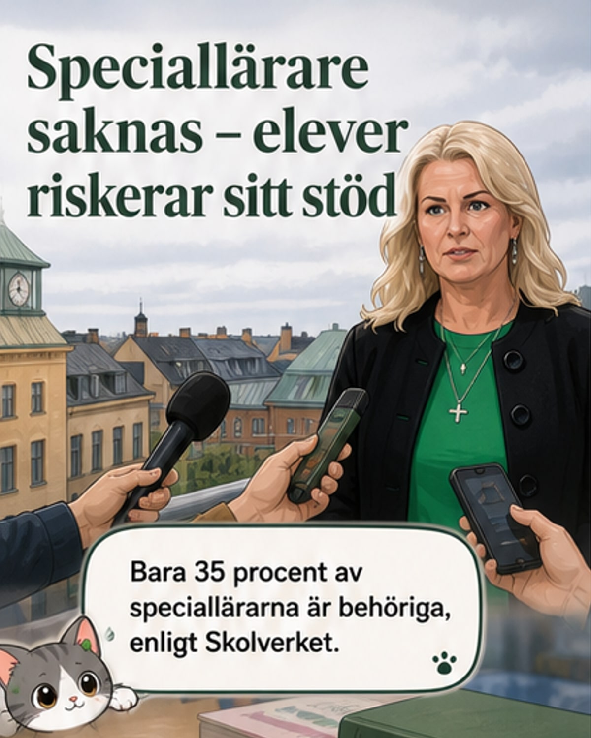 80 % fler speciallärare krävs till 2038